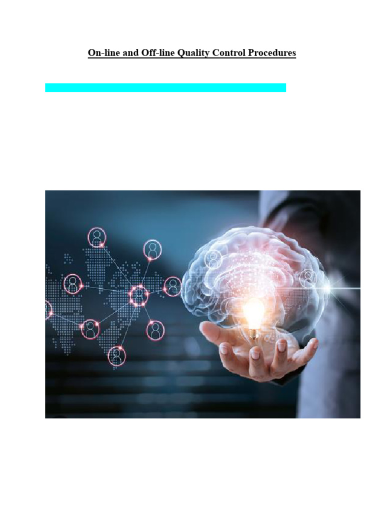 Online and Offline Quality Control Procedures | PDF | Chromatography ...