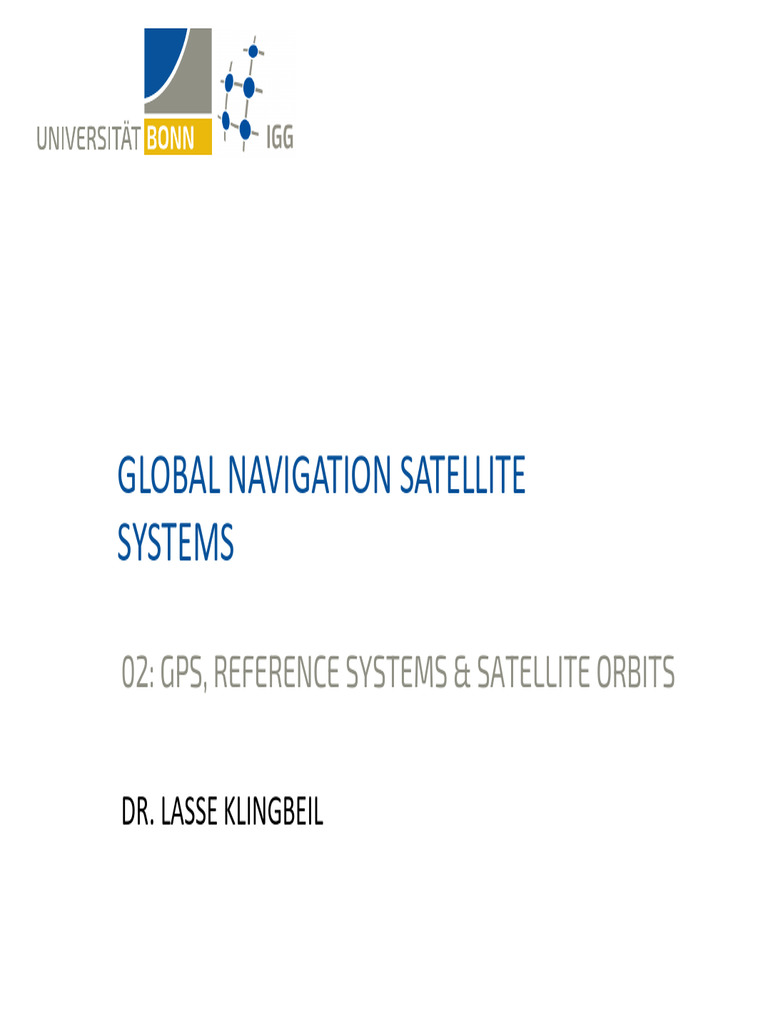 GE MoRo GNSS 02 ReferenceSystems 2526 | PDF | Global Positioning System ...