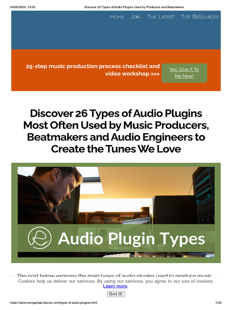 Audio Plugins Used by Producers and Beatmakers | PDF | Chess Theory ...