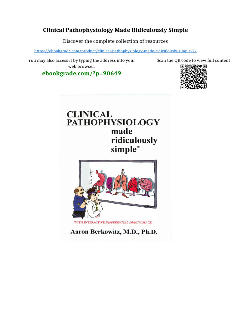 Clinical Pathophysiology Made Ridiculously Simple Ready To Read | PDF ...