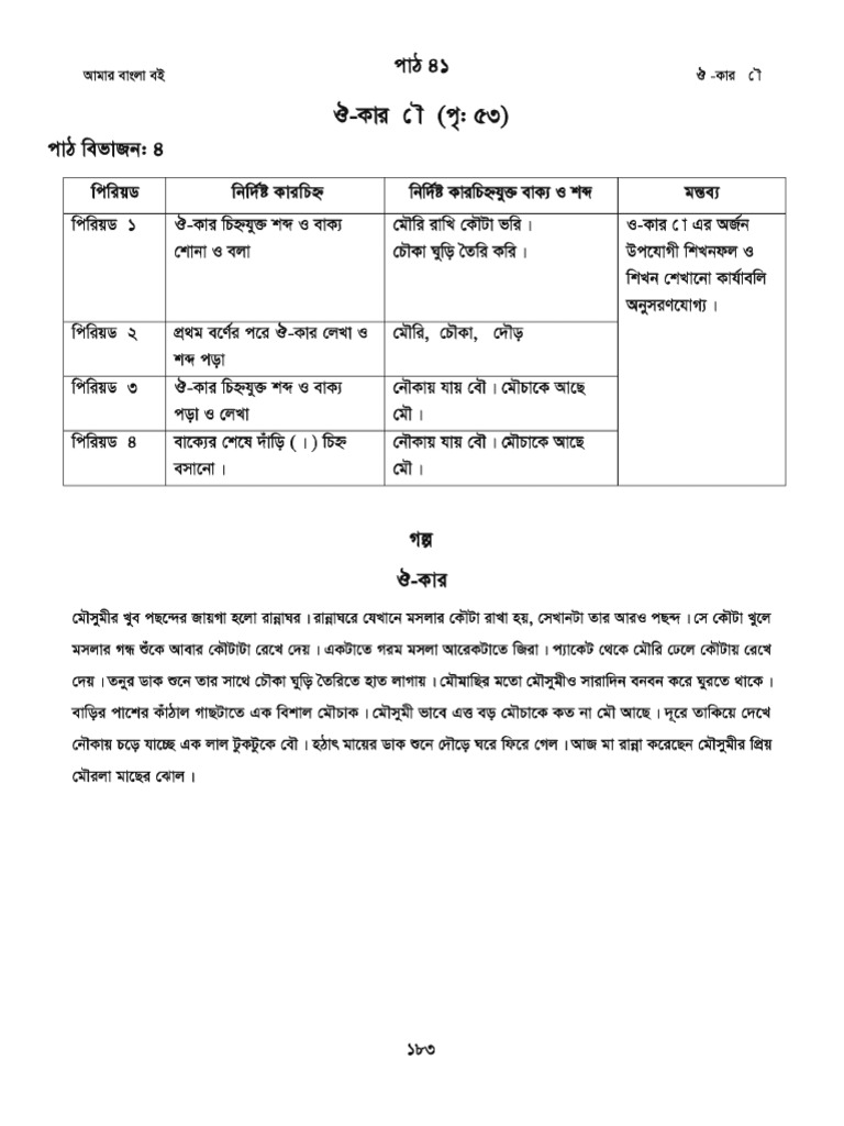 TG - Class 1 Bangla (Page 191 - 200) | PDF
