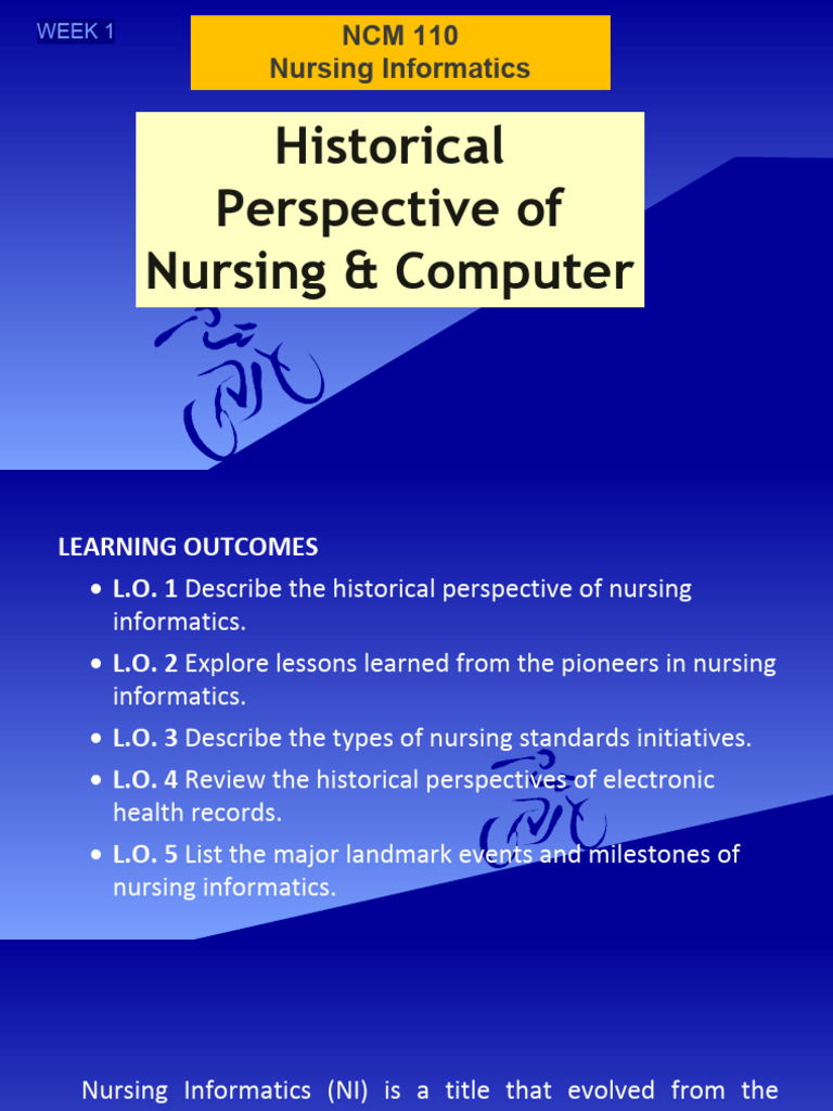 Week 1 Historical Perspective - Gclass | PDF | Electronic Health Record ...