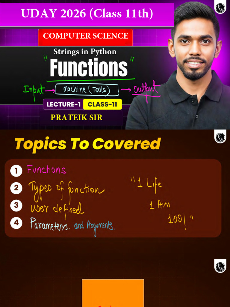 Strings in Python 01 - Class Notes | PDF