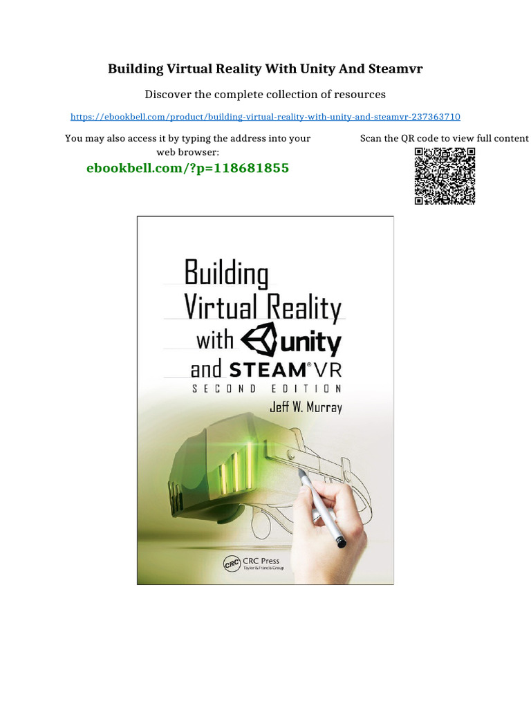 Building Virtual Reality With Unity and SteamVR Full | PDF | Flowers ...
