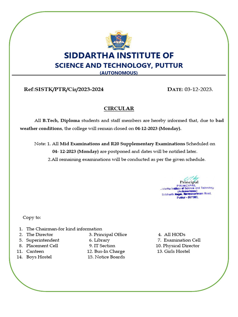 Circular | PDF