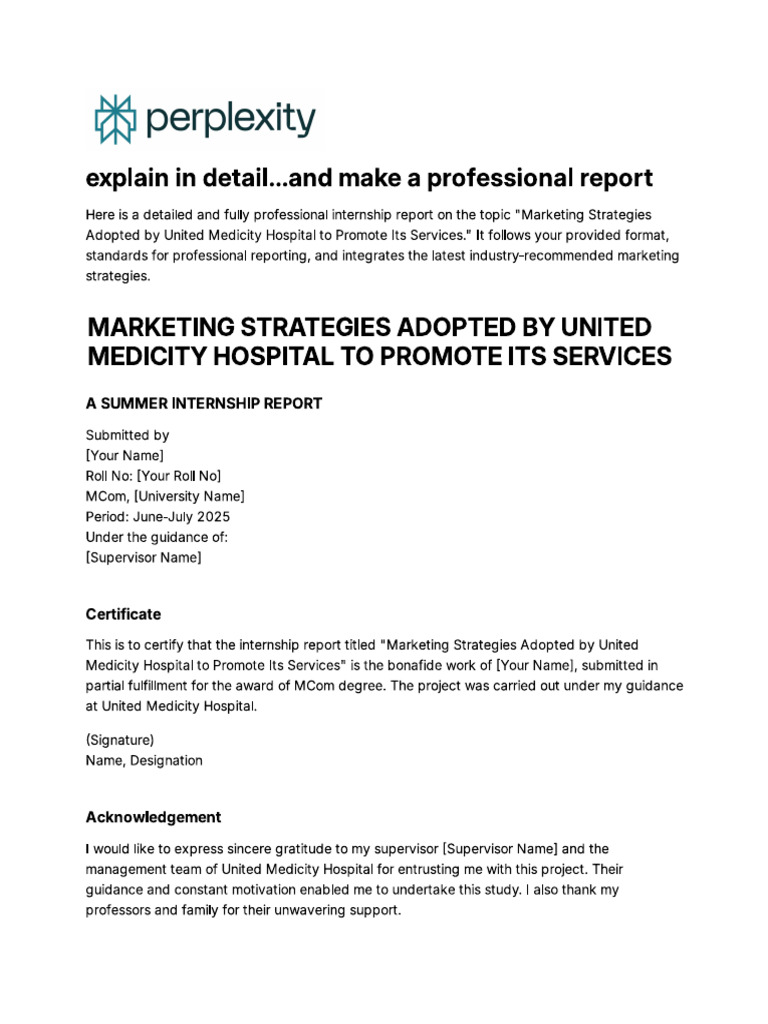 Internship Report File | PDF