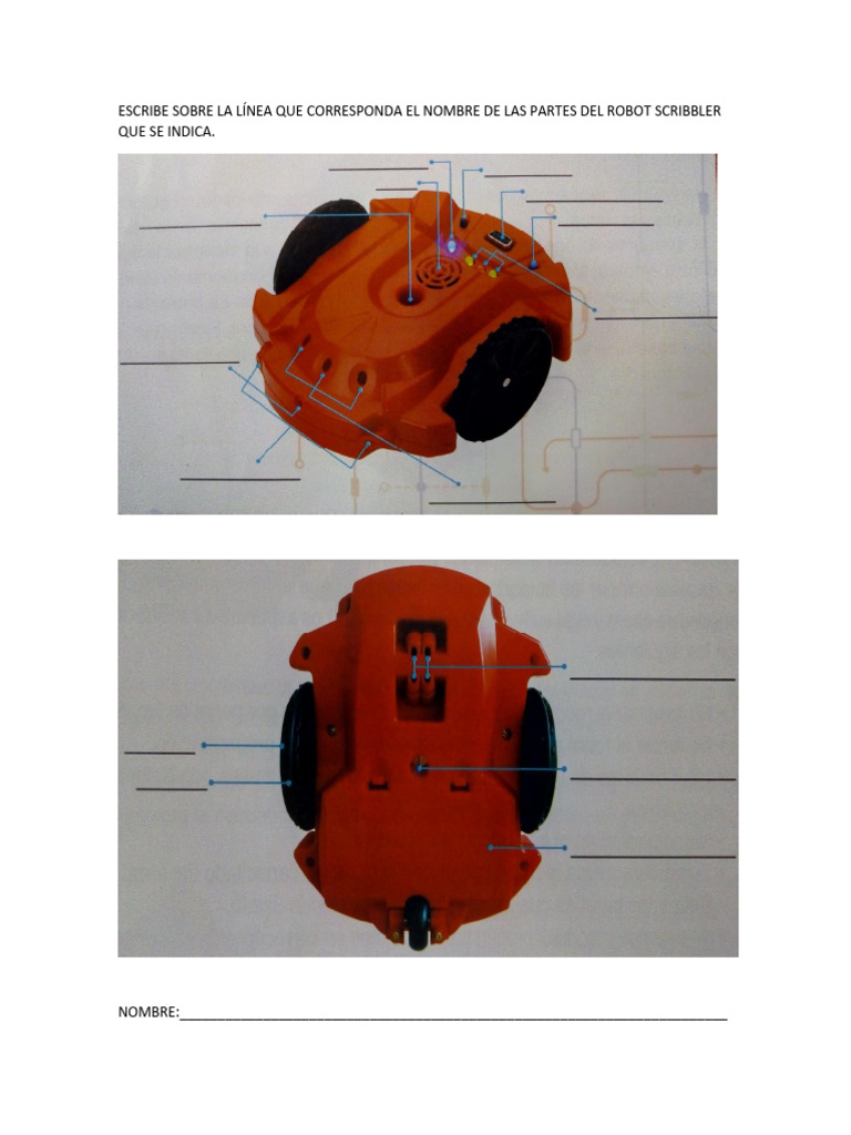 Componentes Robot Scribbler | PDF