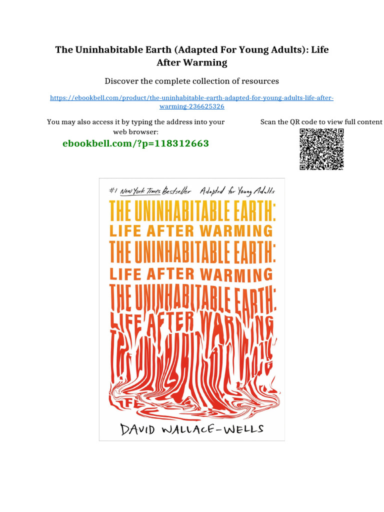 The Uninhabitable Earth (Adapted For Young Adults) : Life After Warming ...
