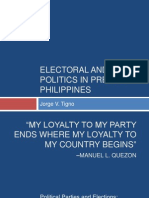 Electoral and Party Politics in Prewar Philippines