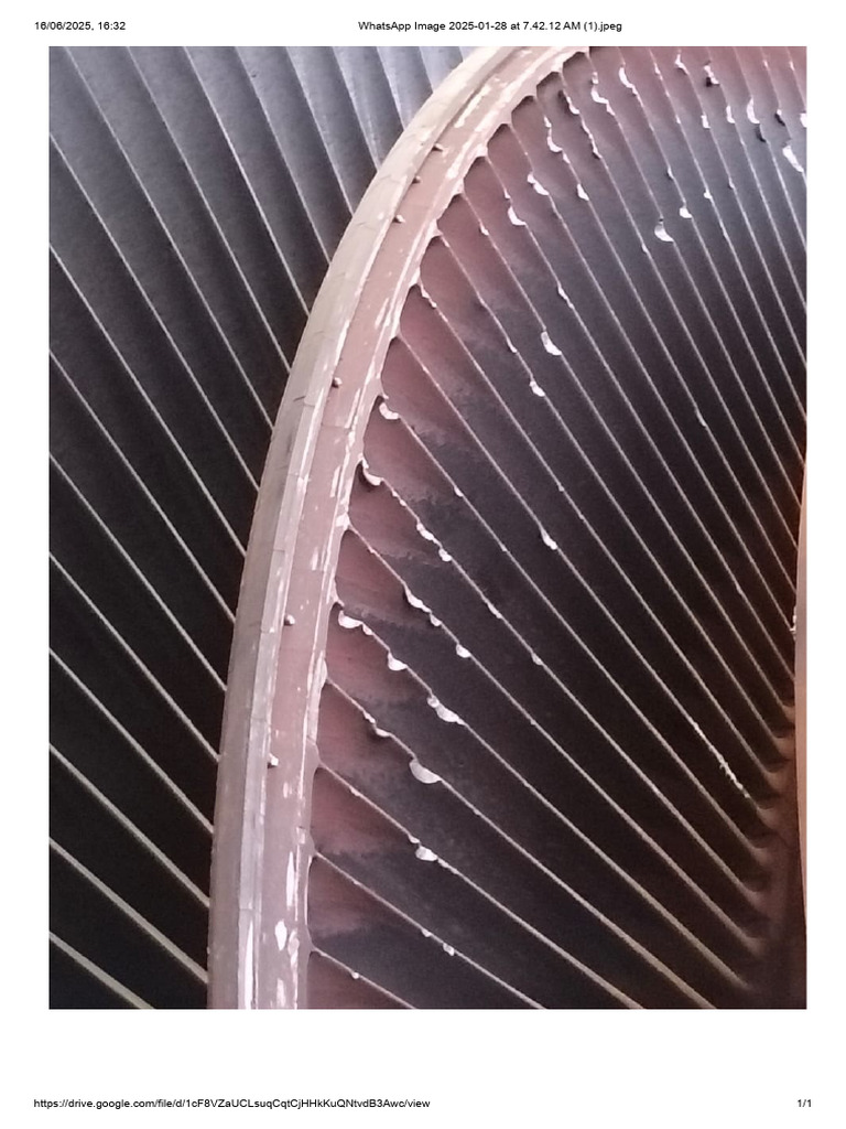 Damaged and Proper Blades of LP Turbine | PDF