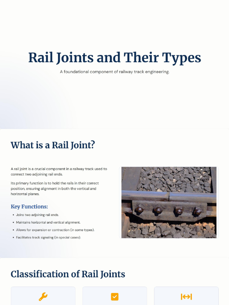 Rail Joints and Their Types (1) .PDF - 20251105 - 141702 - 0000 | PDF