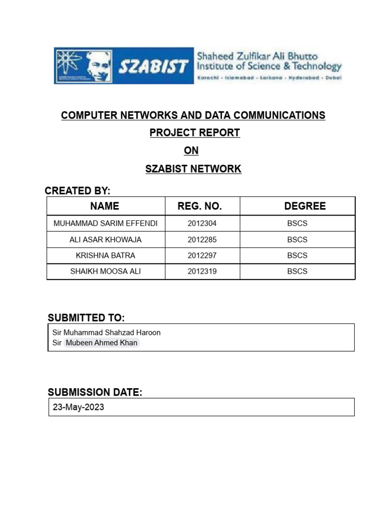 CNDC Project Report | PDF | Computer Network | Ip Address