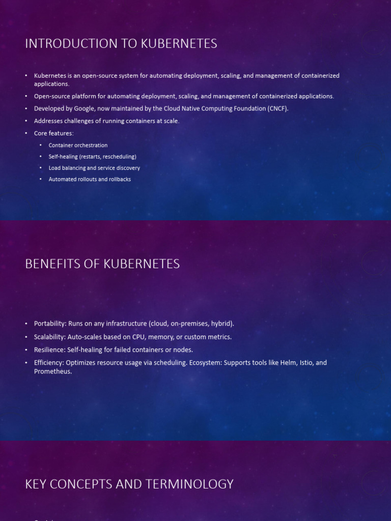 Kubernetes Intro | PDF | Software | Information Technology Management