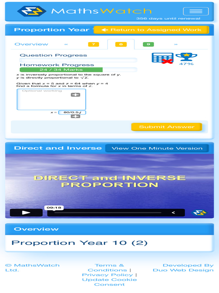MathsWatch 4 | PDF