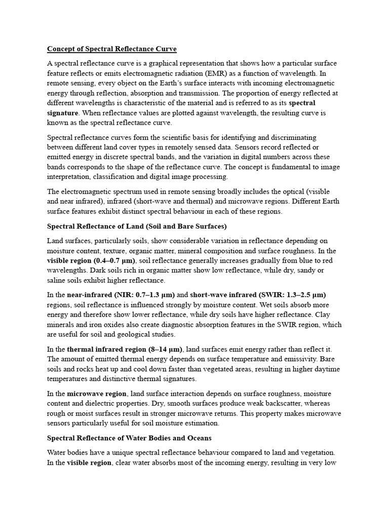Rs Notes | PDF | Infrared | Image Resolution