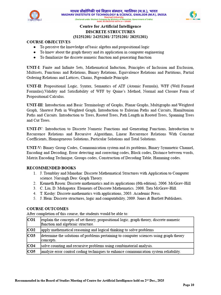 2ndsem Syllabus | PDF | Inheritance (Object Oriented Programming ...