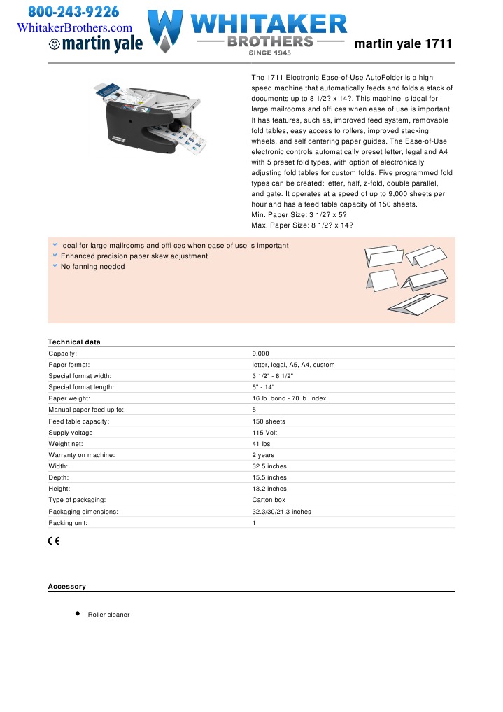 AutoFolder for Efficient Mailrooms | PDF