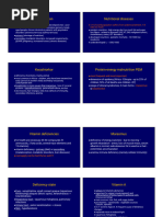 Deficiency Diseases Learning Chart | PDF
