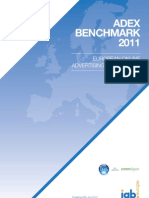 Iabeurope Adex Benchmark 2011