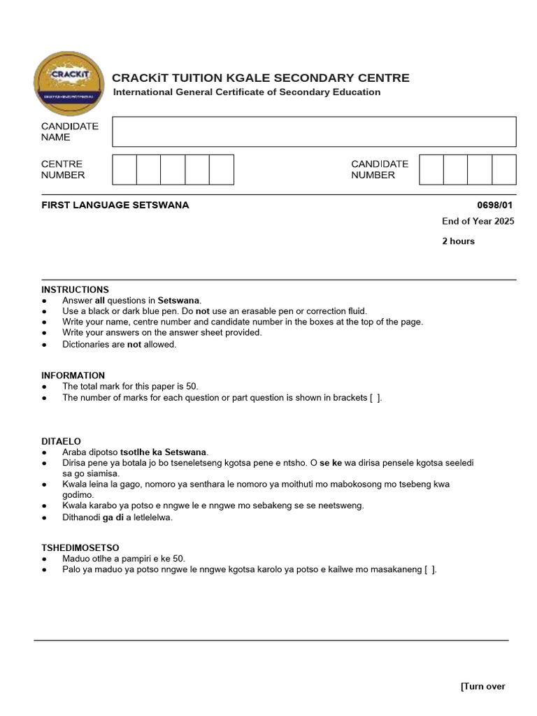 setswana-form-2-and-3-end-of-year-pdf-linguistics-languages