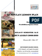 Lesson Plan PAI 2009-2010