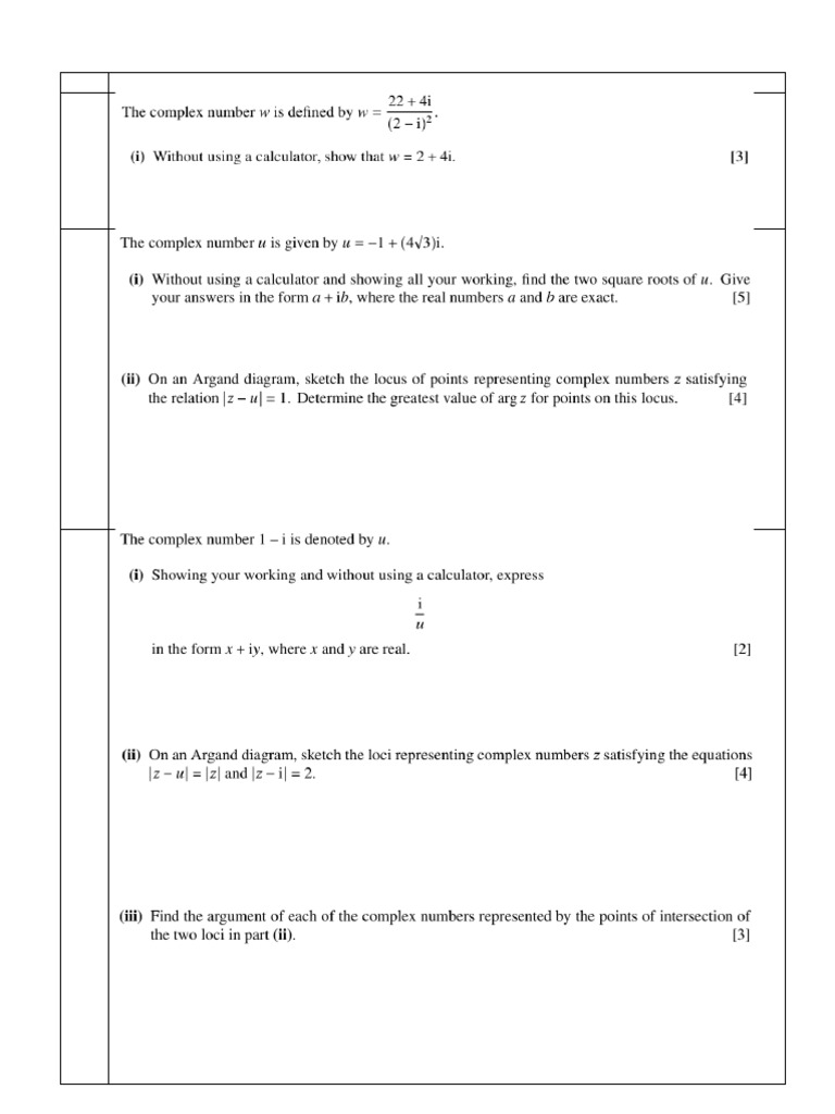 8 1 Complex Numbers | PDF