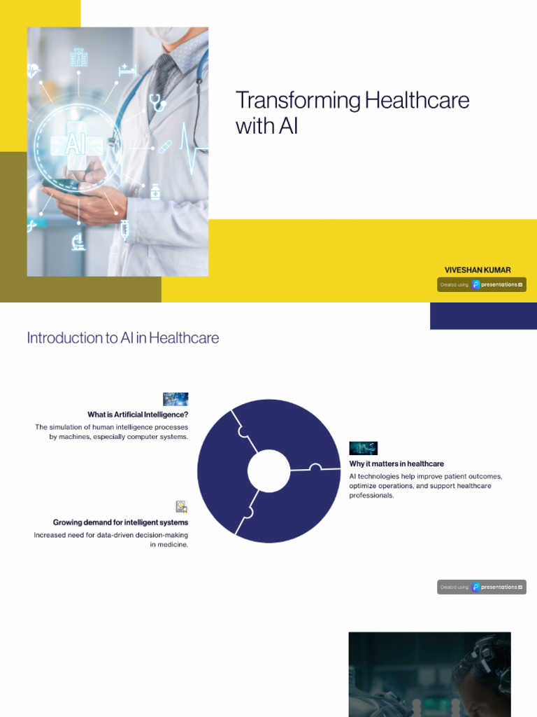 Artificial Intelligence in The Medical Field | PDF