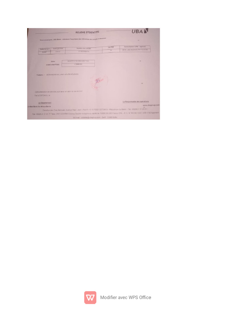 Document Rib | PDF