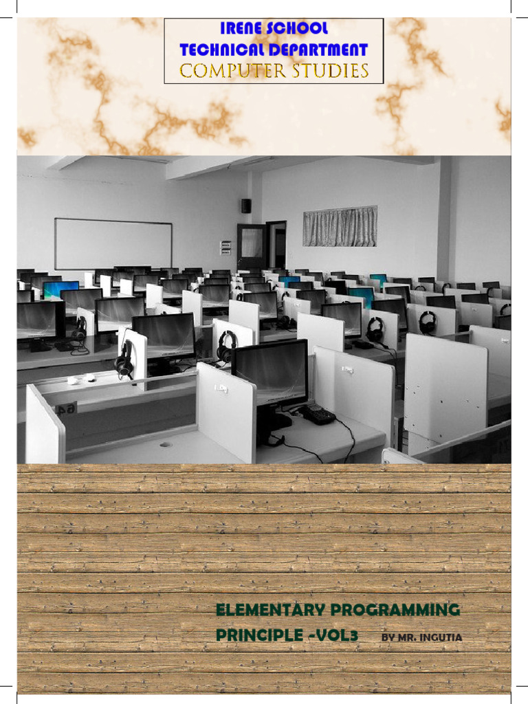 Elementary Programming V3 | PDF | Computer Program | Programming