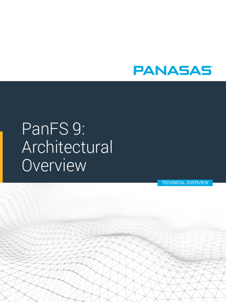 Panasas WP PanFS9Architecture FINAL | PDF | Computer Data Storage ...