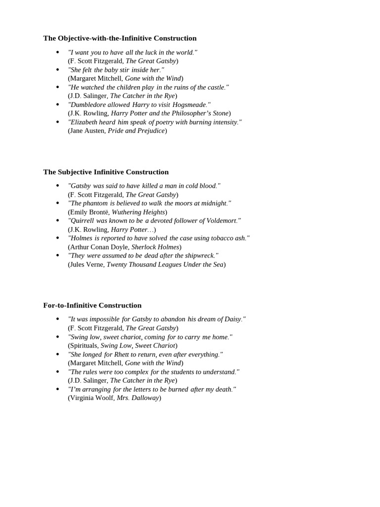 Karelin PiP2.23 Examples With Infinitives | PDF