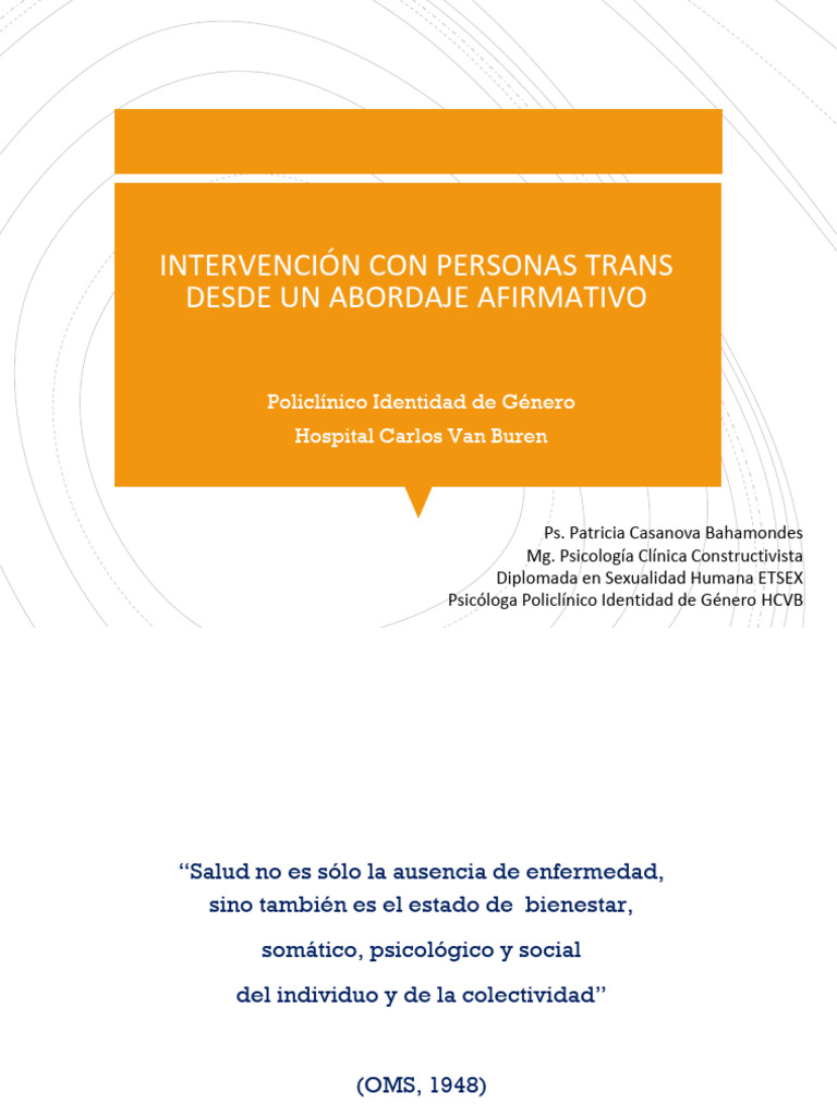 Power Presentacion Poli HCVB | PDF | Identidad de género | Transgénero