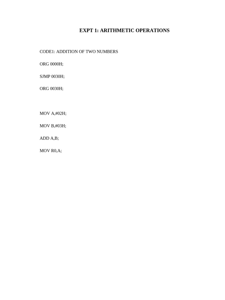 Exp 1 | PDF