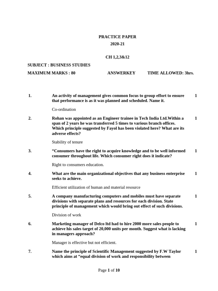 Bst Pp Ch -1 ,2,3,12 Ak 27 Th Sep | PDF | Business