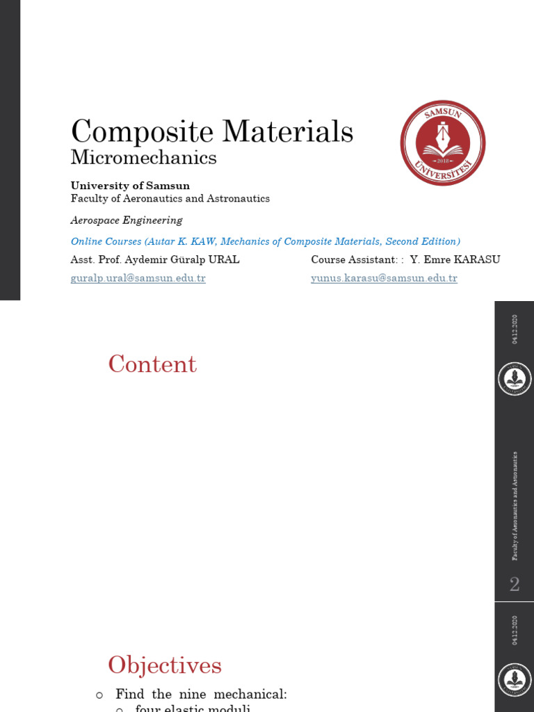 Uum326 Composite Materials - 2 | PDF | Young's Modulus | Composite Material