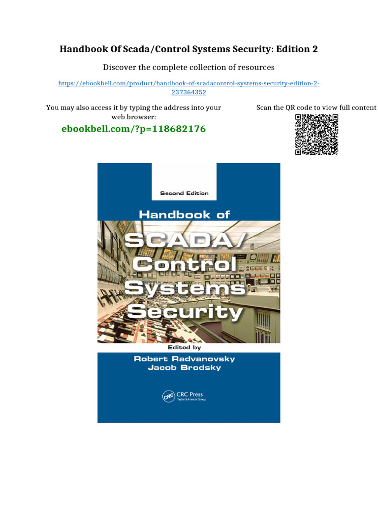 Handbook of SCADA/Control Systems Security: Edition 2 Online PDF | PDF ...