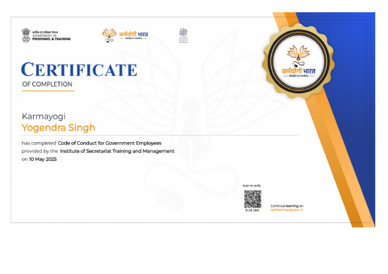 Code of Conduct For Government Employees | PDF
