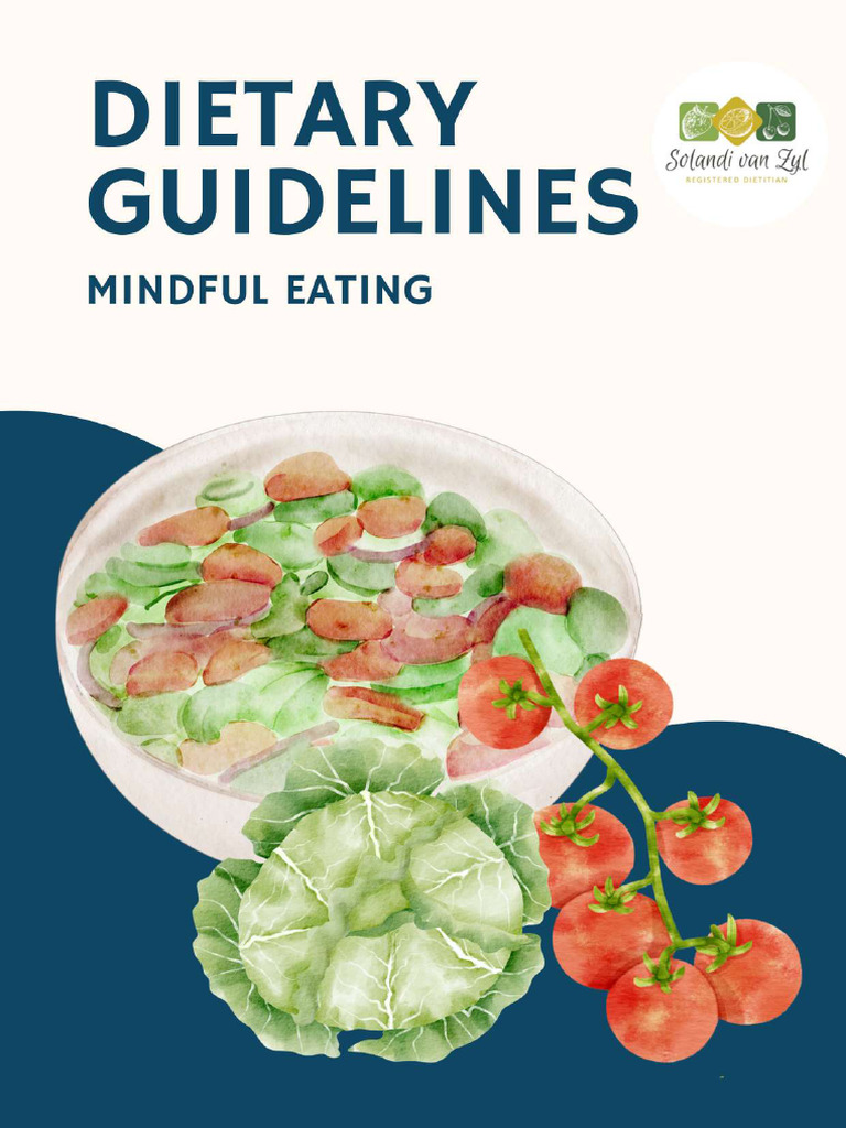 Template Healthy Eating and Mindful Eating | PDF
