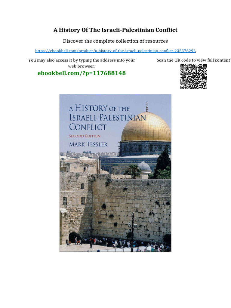 A History of the Israeli-Palestinian Conflict available full chapters ...