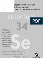 Assessment of Selenium in Aquatic Environment