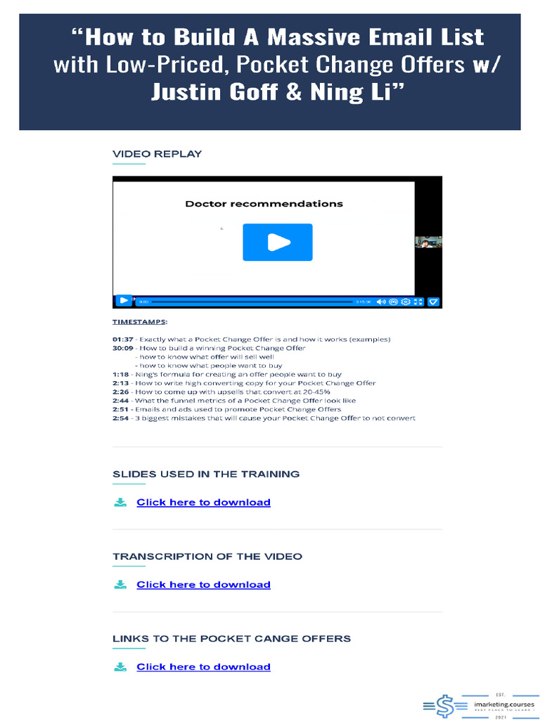 02-Timestamps and Resources | PDF