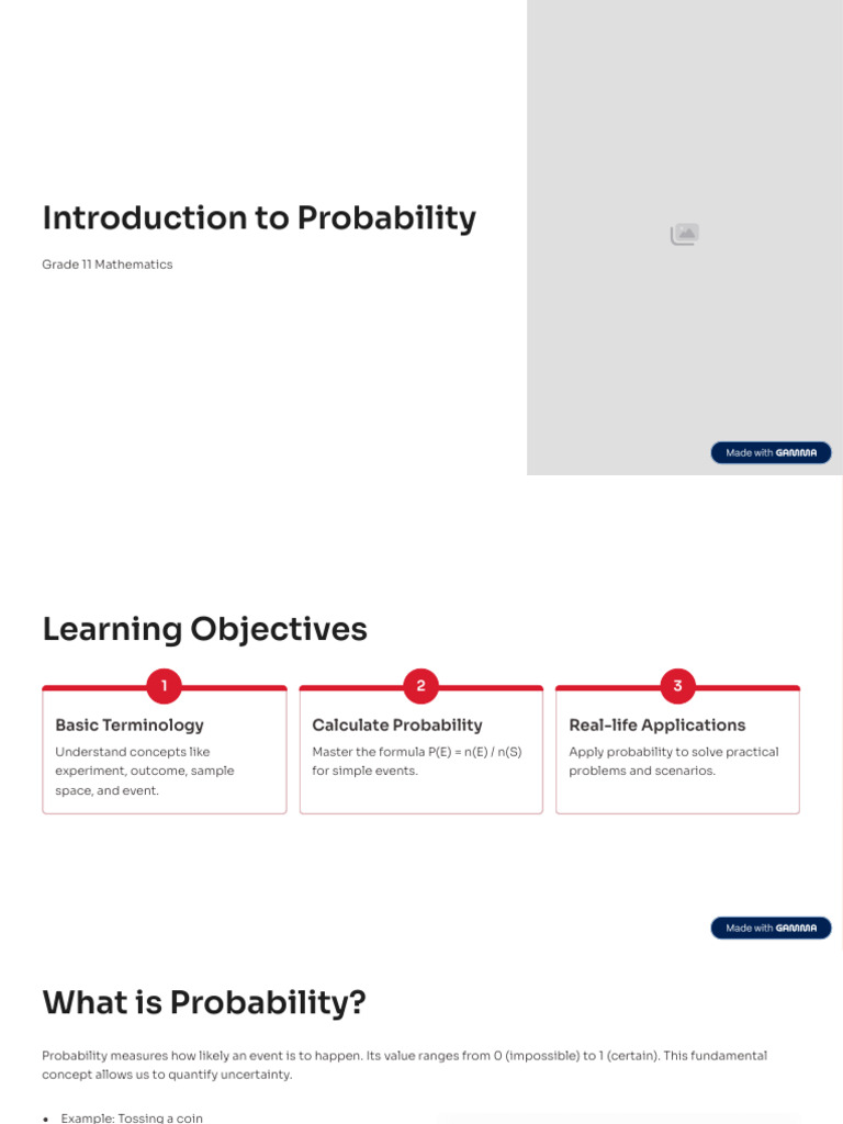 Introduction To Probability | PDF | Probability | Uncertainty