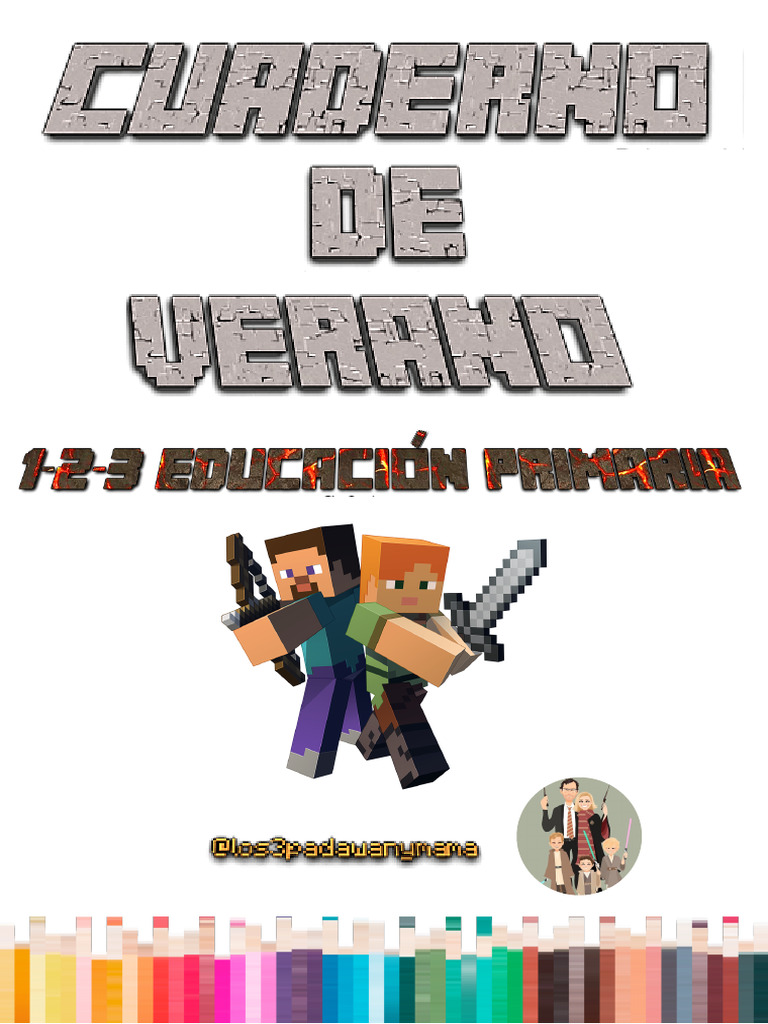 Cuaderno de Verano Minecraft Primer Ciclo | PDF | Alimentos