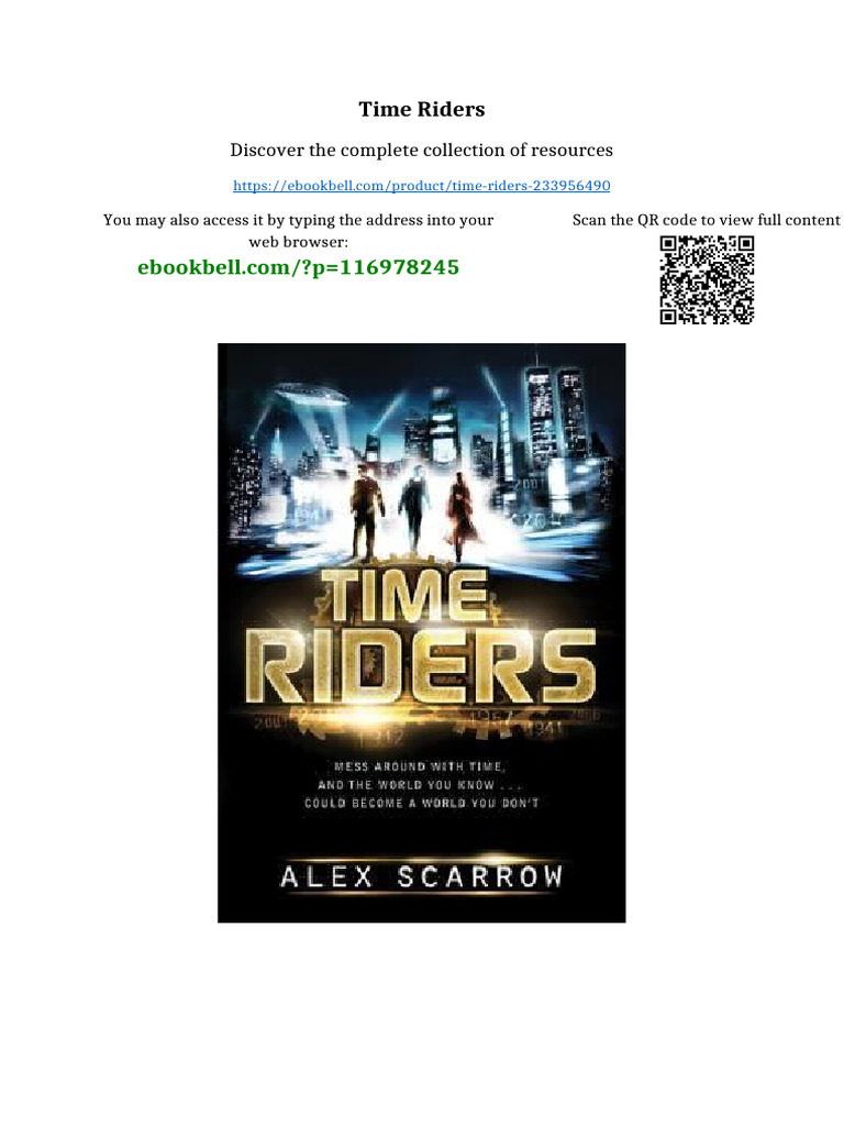 Time Riders Digital Download | PDF | Intellectual Property | Property