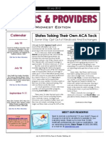 Payers & Providers Midwest Edition – Issue of July 10, 2012