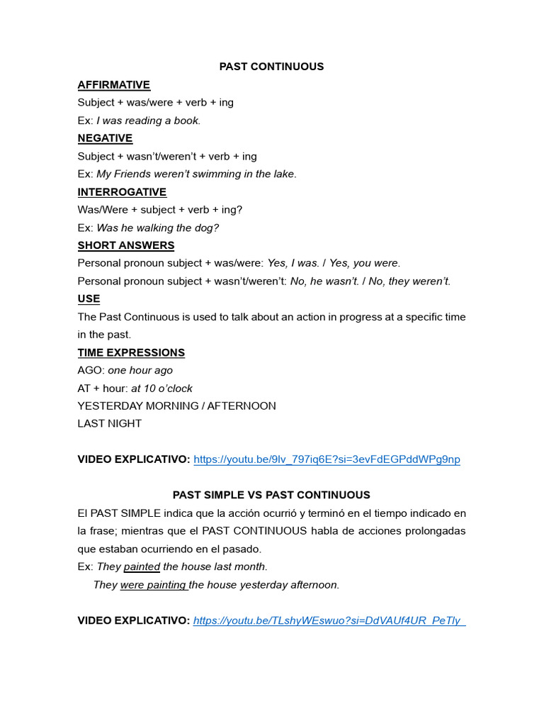 Explicacion Gramatica 3eso | PDF