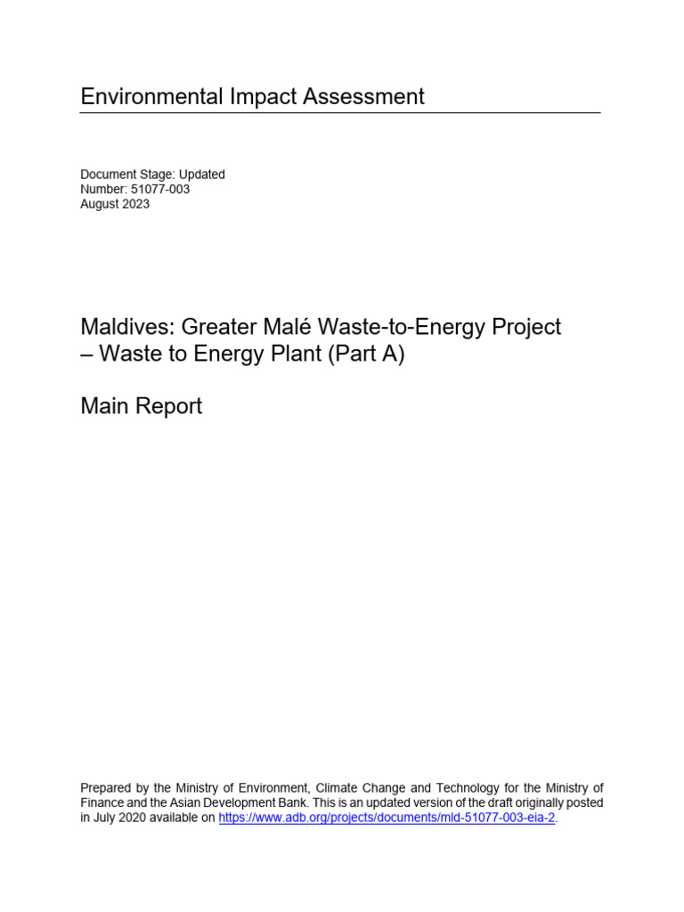 003 Eia en - 31 | PDF | Environmental Impact Assessment | Waste