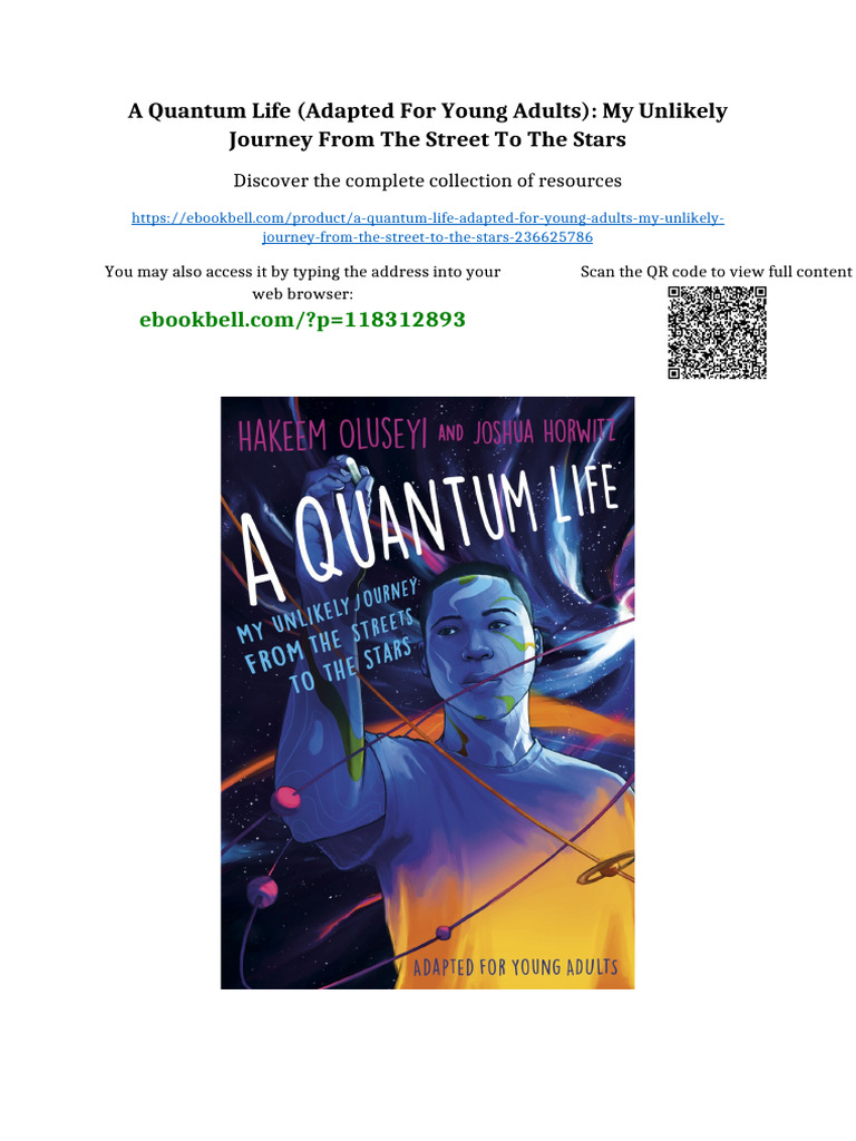 A Quantum Life (Adapted for Young Adults): My Unlikely Journey from the ...