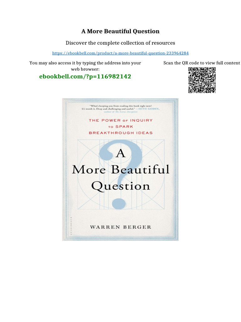 A More Beautiful Question Full Digital Chapters | PDF | Constitution | Egypt