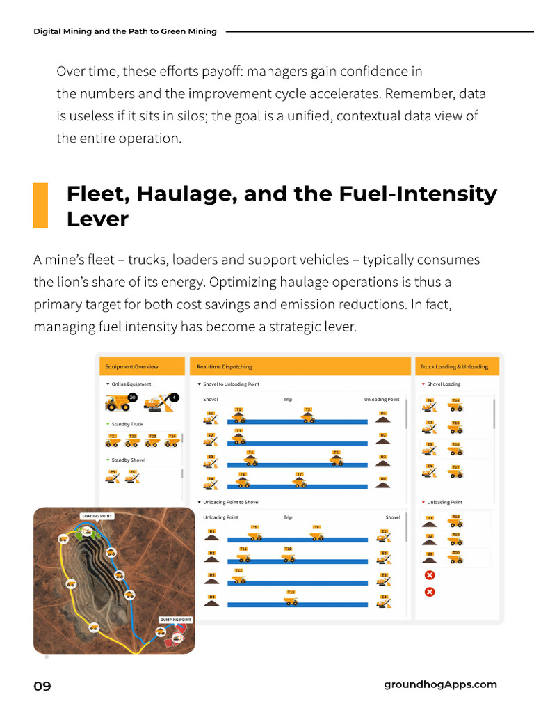 Mining Fleet | PDF | Truck | Fuel Economy In Automobiles